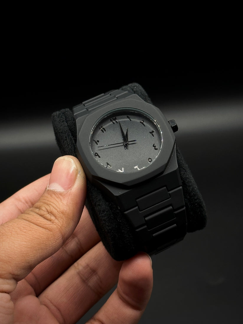 Stainless Steel Arabic Watch
